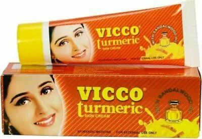 15g 30g 50g 70g VICCO Turmeric Skin Lightening Face Cream With Sandalwood Oil • $12.08