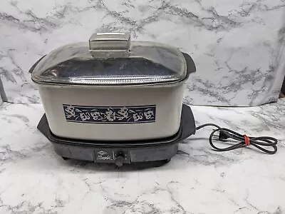 Vintage West Bend 6 Quart Slo Slow Cooker Crock Pot Roaster Oven • $21.21