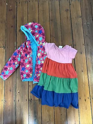 HANNA ANDERSSON Puffer Jacket 120 And Dress • $10