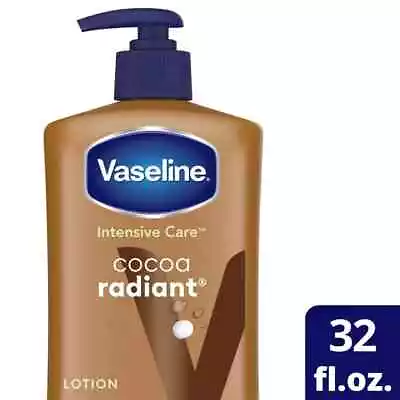 Vaseline Intensive Care  Non Greasy Body Lotion Cocoa Radiant 32 Oz • $12.57