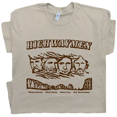 The Highwaymen T Shirt Outlaw Country Music Band Vintage Men Women Tee  • $19.99