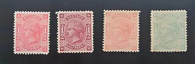 GB 1880 Stamps Perkins Bacon  Essay Half Pence X4 • £21.01