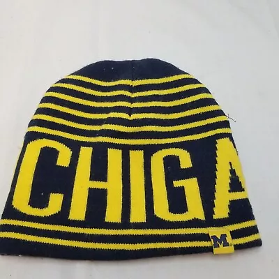 Michigan Wolverines Knit SPELL OUT Winter Beanie Signature  • $14.99