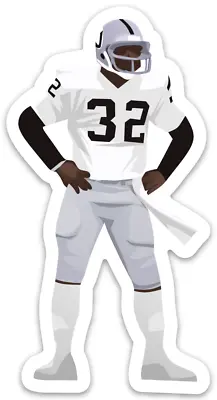 Jack Tatum STICKER NFL Oakland Raiders Vector Image Football Sports • $5.37