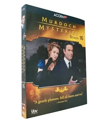 Murdoch Mysteries: The Complete Season 16 (DVD 2023 5-Disc Box Set) New Sealed • $14.90