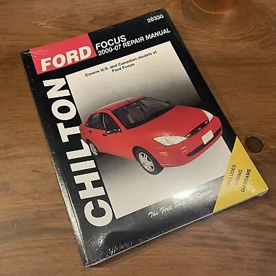 $17.99 • Buy SEALED Chilton Repair Manual Ford Focus 2000-2007 #26330 USA & Canadian Models