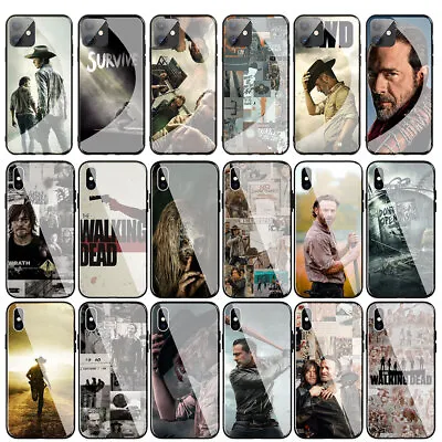 £7.19 • Buy TWD The Walking Dead Glass Case For IPhone 11 Pro XR X XS Max 8 7 6 6S Plus 7+