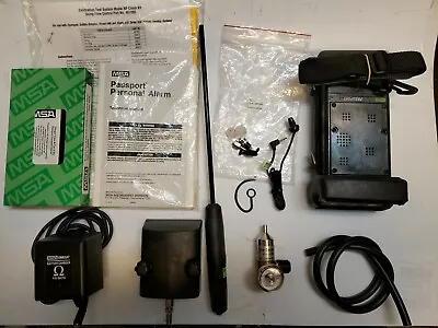 MSA Passport Personal Gas Alarm W/ Accessories USED  • $110