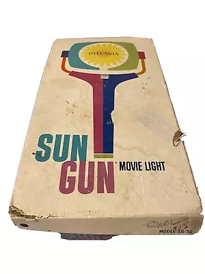 Vintage Sylvania Sun Gun II Movie Light W/Original Box Works Great! Model SG-50 • $20