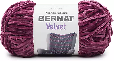 - 16103232004 Velvet Yarn 10.5 Oz Burgundy Plum • $18.60