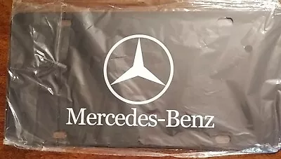 Black Mercedes Print Plate Vehicle License Plate AutoCarTag With Mounting Screws • $18