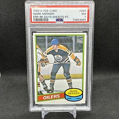 1980 O-Pee-Chee Mark Messier PSA 7 NM #289 Rookie Card RC Edmonton Oilers • $799.99