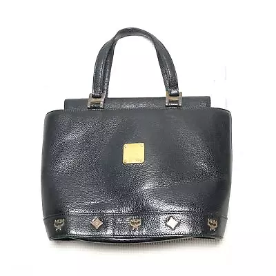 MCM Handbag Leather Black Used Authentic Ps2403-ps825 • £0.78