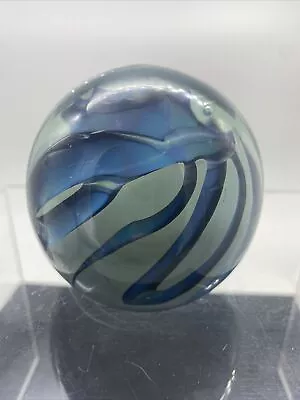 Randy Strong Signed Numbered Studio Art Glass Paperweight 1977 • $42.99