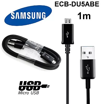 SAMSUNG GENUINE MICRO USB TO USB FAST CHARGE SYNC Cable 1M  ECB-DU5ABE - Local • $7.95