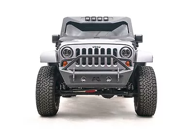 Fab Fours JK07-B1952-1 Stubby Bumper Fits 07-18 Wrangler (JK) Wrangler (JL) • $545.99