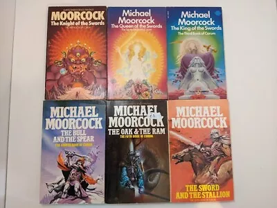 Michael Moorcock Corum Book Bundle X 6 Vintage SF Fantasy Sci Fi • £19.99