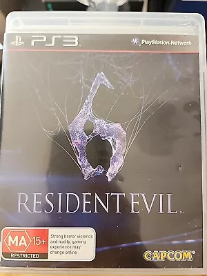 Resident Evil 6 - Capcom Survival Horror Shooter Playstation 3 Game - PS3 • $11.40