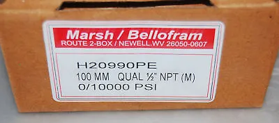 Marsh Bellofram H20990PE Hydraulic Gauge • $69.23