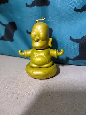 The Simpsons Homer Golden Buddha Gold Figure Kidrobot Collectible - Loose NO BOX • £1.99