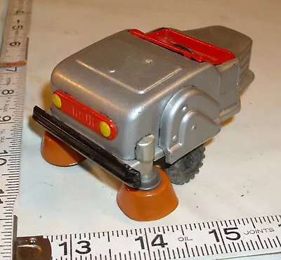 Linemar Street Sweeper Tin Friction Toy Japan • $34.99