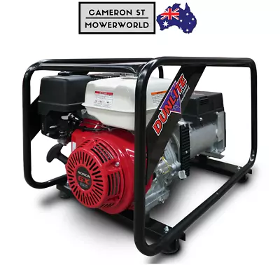 Dunlite Generator Portable Petrol DGUH7S-2 Honda GX390 8KVA  13HP Generator • $2745