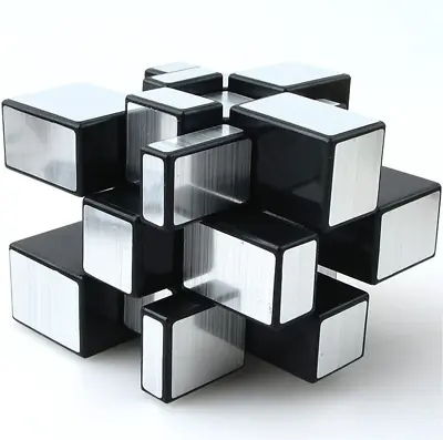 TANCH Mirror Speed Magic Cube 3X3 Puzzle For Children & Adults Silver • $12.42