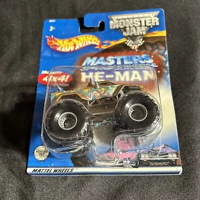 2002 Hot Wheels Monster Jam HE-MAN MASTERS OF THE UNIVERSE NEW IN PACKAGE  • $8