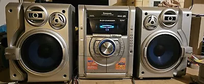 Panasonic SA-AK330 HI-FI 5 CD Disc Changer Stereo System MP3 FM AM Radio • £30