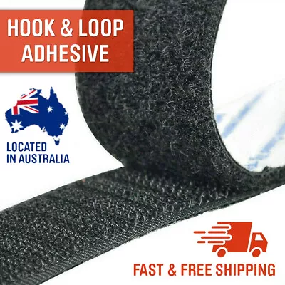 Self Adhesive HOOK And LOOP Fastener Tape Sticky Back Black Or White Fastening  • $89.95