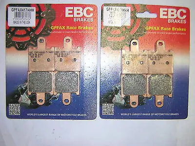 Kawasaki ZX6R 07-16 EBC GPFAX417/4HH Front Racing Brake Pads Set. New ( • £155