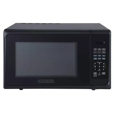 BLACK+DECKER 1.1 Cu Ft 1000W Microwave Oven - Stainless Steel Black • $74