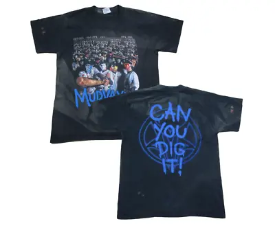 Vintage Mudvayne Can You Dig It Tour Black T-Shirt The Warriors Movie (M) 2002 • $89.60