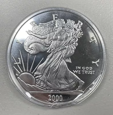 2000 6 Ounce Silver Eagle Design Round • $275