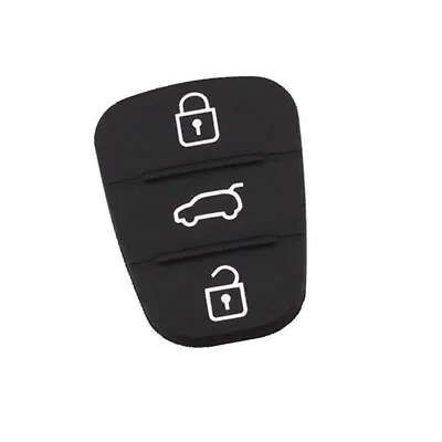 $9.90 • Buy Rubber Pad For Hyundai I30 IX35 Key Cover Flip Car Remote Key Shell 3 Buttons 