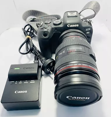 Canon Eos R6 Full Frame Mirrorless Interchangable Lens 20.1mp Camera • $3899