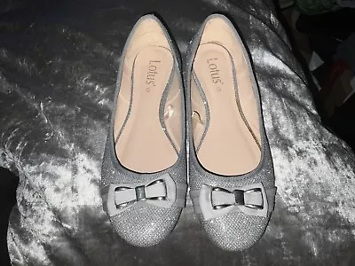 Silver Shoes By Lotus Size 6 • £10