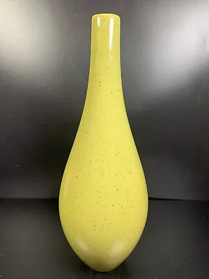 Royal Haeger Vase - Dappled Green Vase 14.25 In Tall USA 2004 • $15