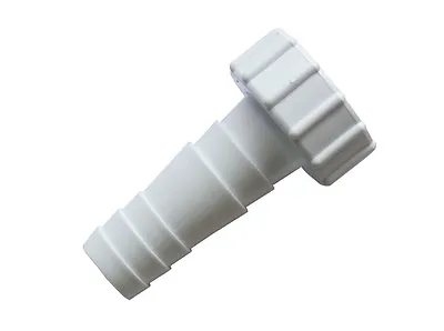 Washing Machine Waste Pipe Connector Nozzle / Spigot 1  BSP Straight • £7.49