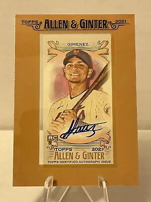 $1.25 • Buy 2021 Allen Ginter Andres Gimemez Rookie Card Mini Framed Auto