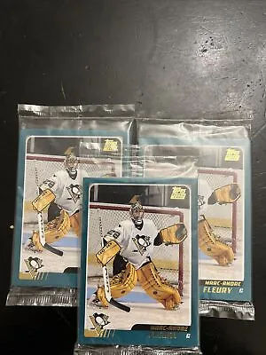 2003/04 TOPPS Marc Andre Fleury Patrice Bergeron SEALED 10 CARD ROOKIE RED SET • $49.99