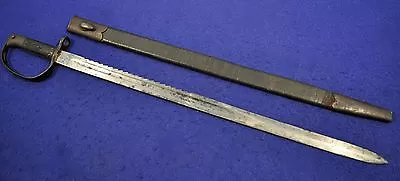 Scarce! British P1879 Sawback Sword Bayonet For .577-450 Martini Henry Rifle • $895