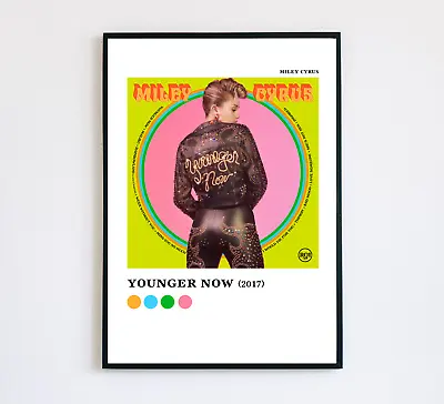 Younger Now Miley Cyrus Album Poster Colour Palette Art • £5