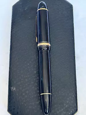 Montblanc Masterpiece 149 Celluloid Silver Rings 18C Fine Nib-VGCondition • $2995