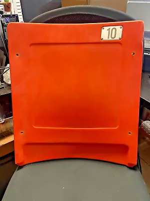 Miami Dolphins Joe Robbie Sun Life Stadium Original Orange Seat Back Chair #10 • $174.99
