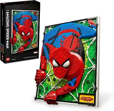 LEGO Art The Amazing Spider-Man 31209 Build & Display Home Decor Wall Art Kit • $331.60