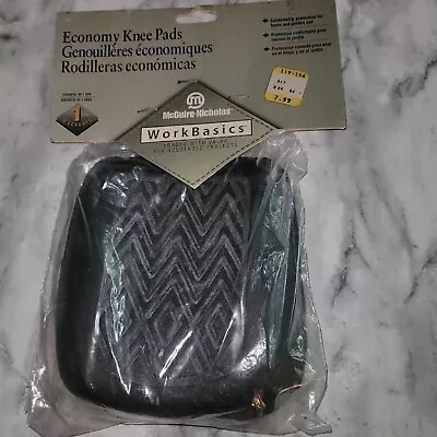 McGuire-Nicholas Vintage Work Basics Economy Foam Rubber Knee Pads Black Sealed • $9.90