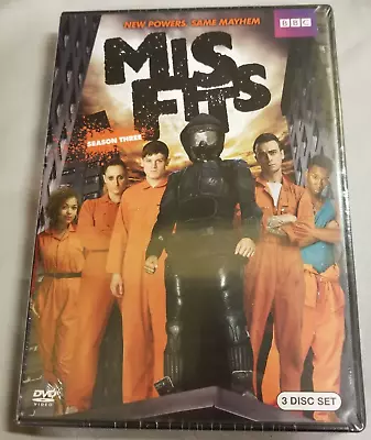 Misfits - Season Three 3 ~ Brand New DVD Set ~ Free Shipping • $8.99