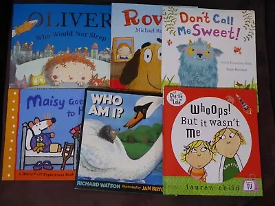 Young Children Books Charlie And Lola Maisy Rover Don't Call Me Sweet + Two More • £10.99