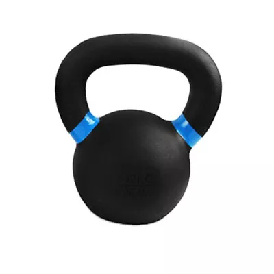 1 X 10Kg Cast Iron Kettlebell Powder Coating Cross Weight Lifting Dumbbell Gym • $40.50